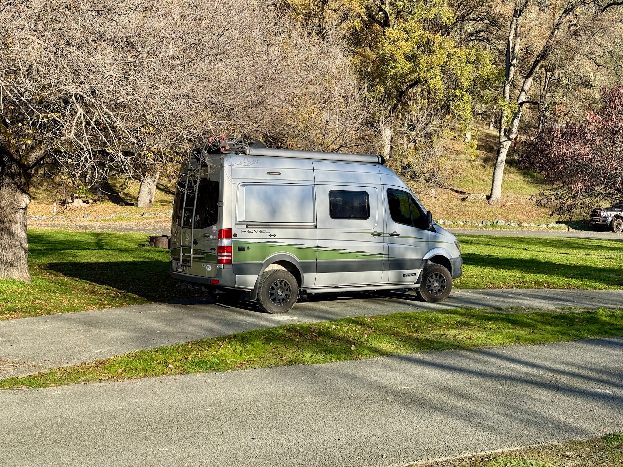 Mendocino National Forest campsite.