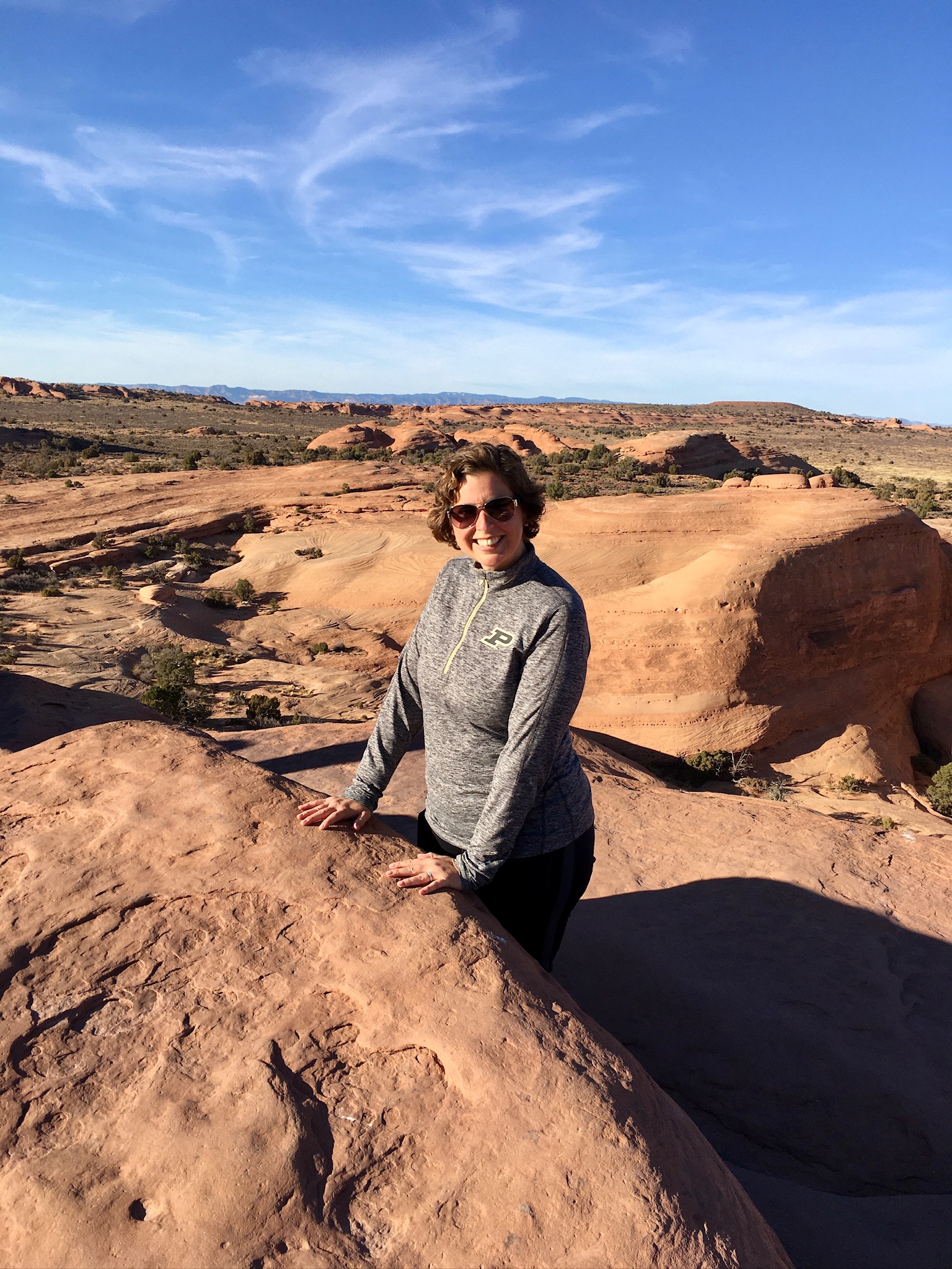 Cassie at Arches National Park