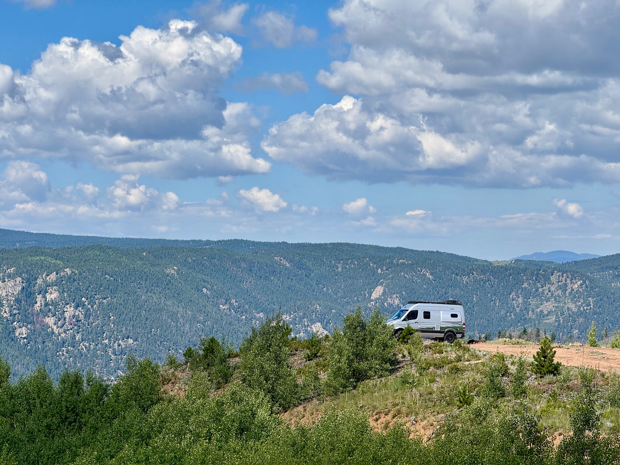 PourHouse overlooking the Southern Colorado high country